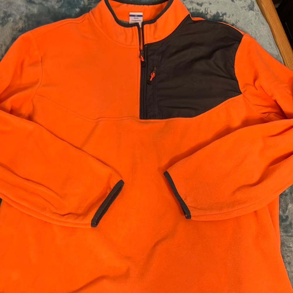 Starter Men’s 2X Orange Fleece NWOT